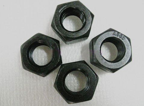 Sell A563/DIN6915 Structural Nuts with Black Finish