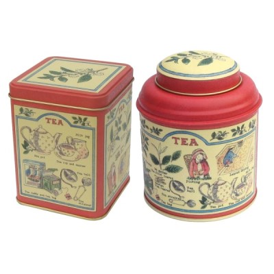 tea can, tea tins, tea case, tea box