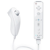 wii remote controller and nunchuck