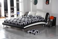 leather bed,bed,sofa,furniture 8036