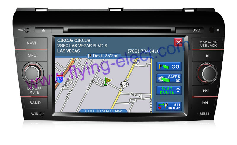 special 2din dvd bluetooth gps for maza 3