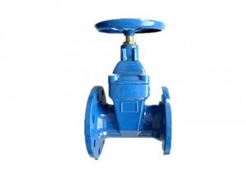 Non rising stem resilient seated gate valve