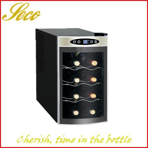 8 bottles thermoelectronic wine fridge cabinet
