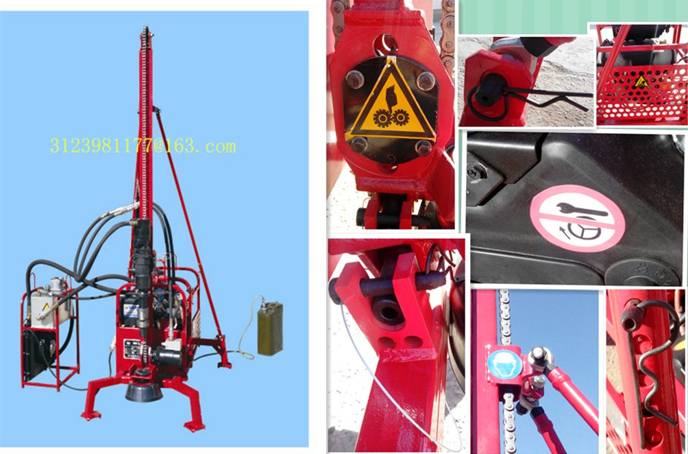 Light weight portable drilling rig