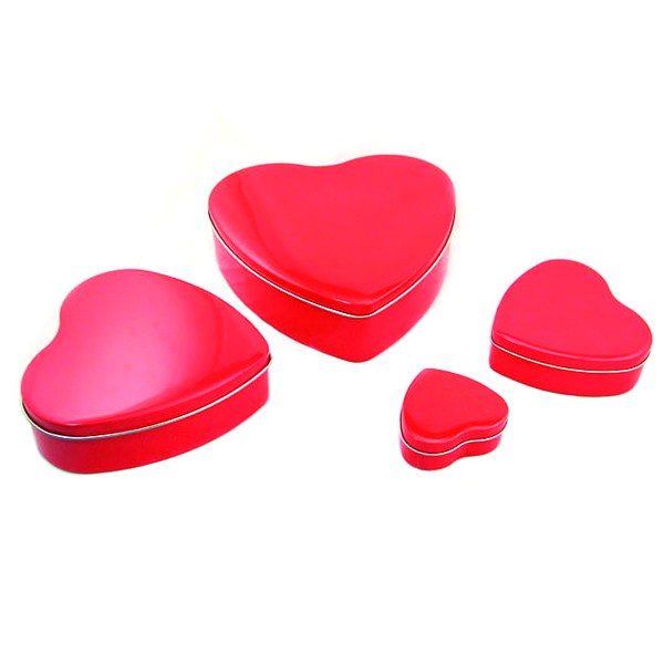 heart shaped candy tins for wedding