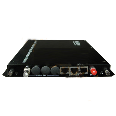 one-channel video fiber optic transmitter/receiver
