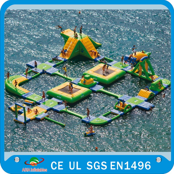 .Water Park 60 Large Inflatable Water Games For Pool , Beach