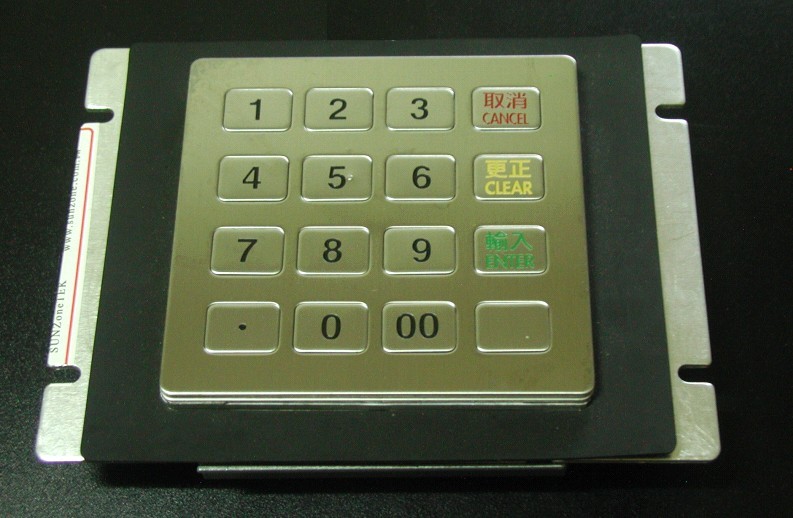 bank atm keypad layout