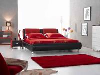 leather bed,bed,sofa,furniture 8034
