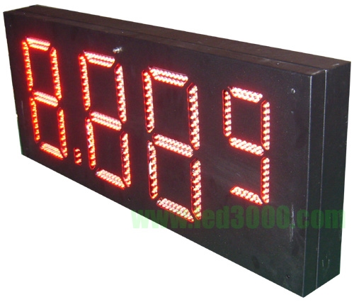 outdoor temperature and time display