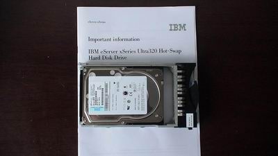 IBM server hard disk