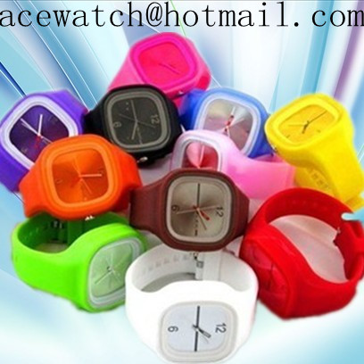 silicone watch (jelly watch) silica gel wristwatches slap ba