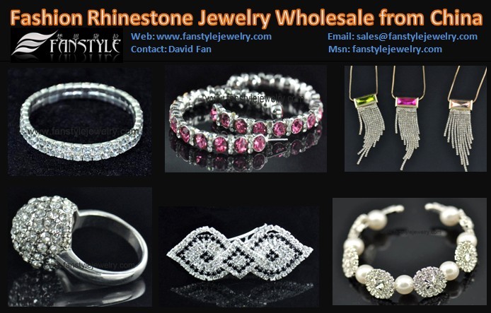 Fashion Rhinestone Jewelry Wholesale from China