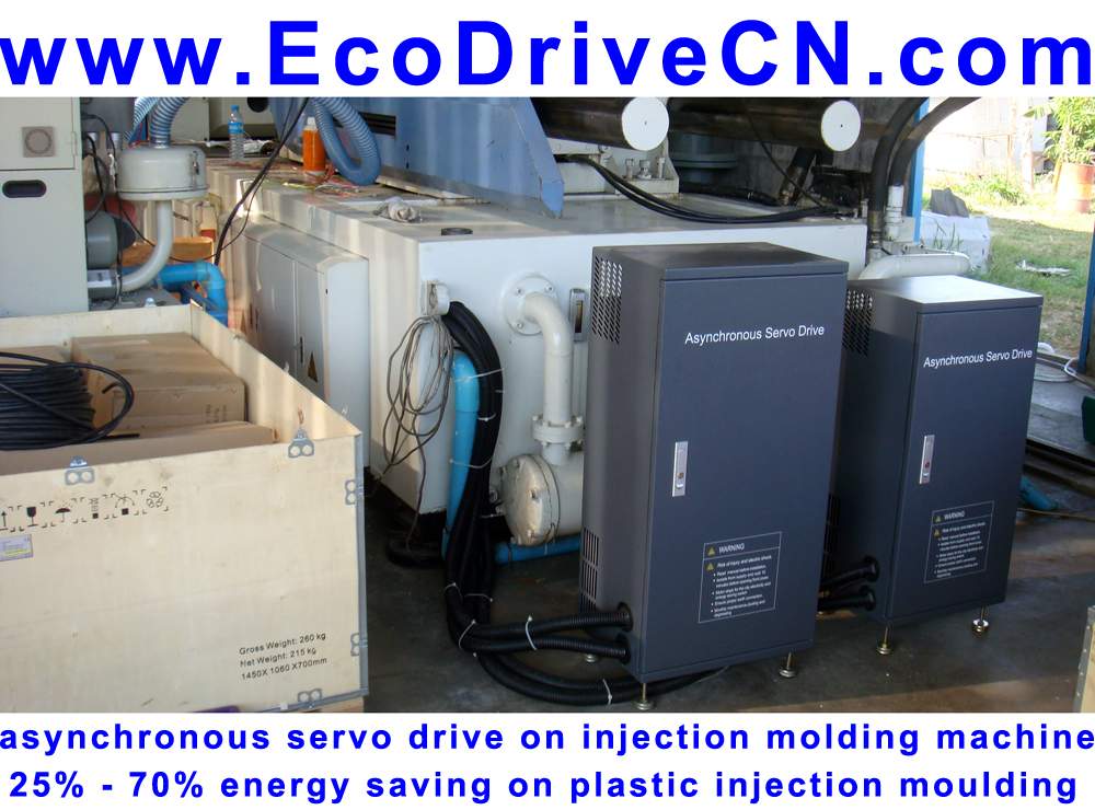 asynchronous servo drive for energy saving on injection mold