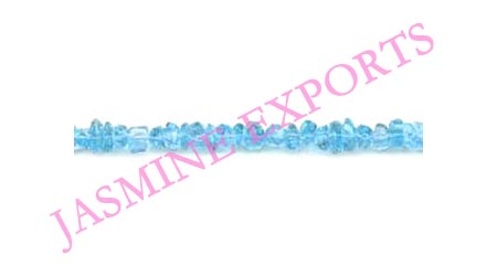 Blue Topaz Chips Dyed Beads