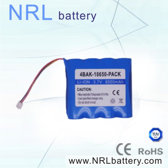 Lithium battery pack 4BAK-18650-PACK