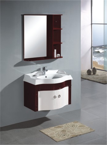 Hot sell solid wood bathroom cabinet(1002S