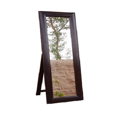 wooden stand mirror