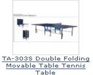 Double Folding Movable Table Teniss Table