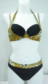 ladies leopard bikini