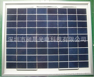10W 18V polycrystalline tempered glass laminate  solar panel