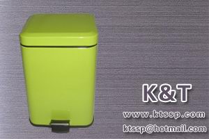Stainless steel square trash bins