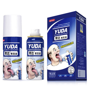Yuda pilatory-hair regain spray