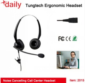 Binaural Headset With Noise-cancelling Microphone,For CC&O.
