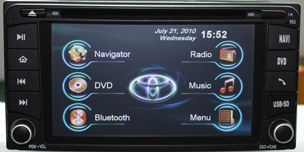 Toyota Landcruiser Matrix Vios Avensis Prado 4500 DVD GPS