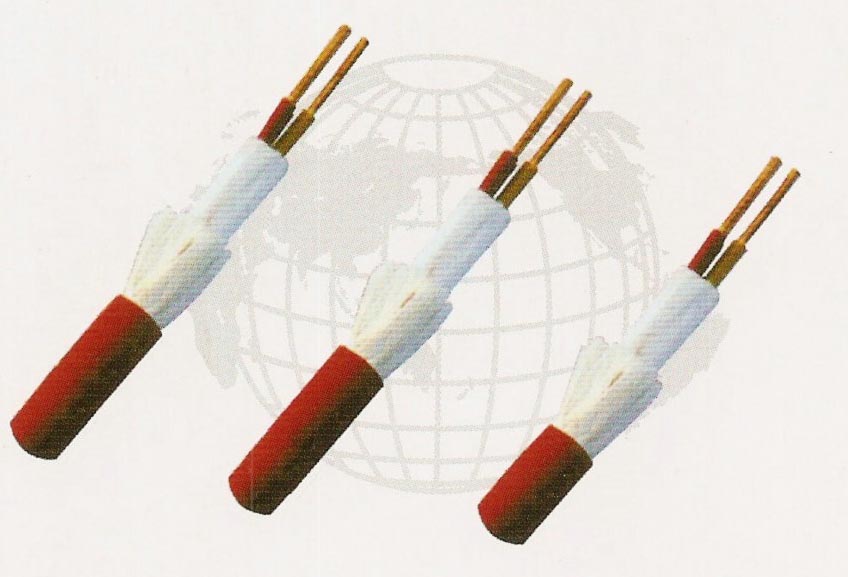 Heat resistant fireproof cable