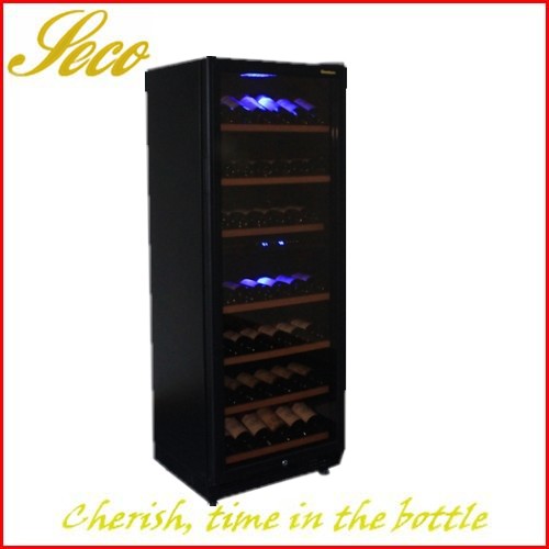 270Liter 80-100 bottles compressor wine cooler cabinet