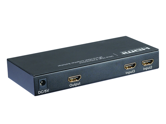 3 Ports HDMI Amplifier Switcher