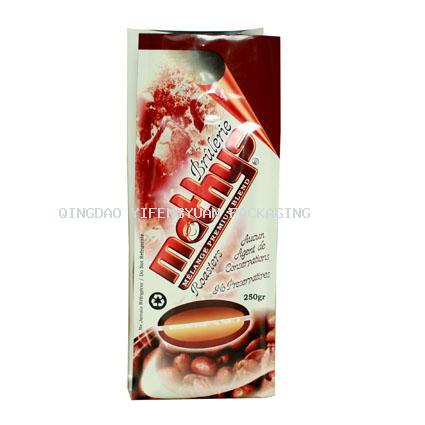 Quad seal side gusseted coffee pouch
