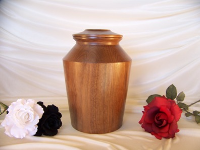 Solid Walnut Cremation Urn