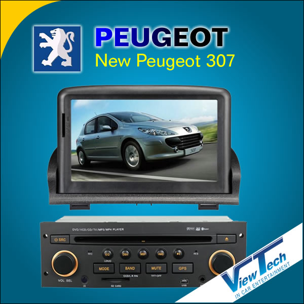 7 inch All-In-One Car DVD Player for New Peugeot(VT-DGP307)