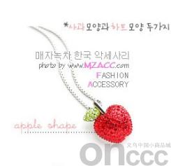red apple necklace