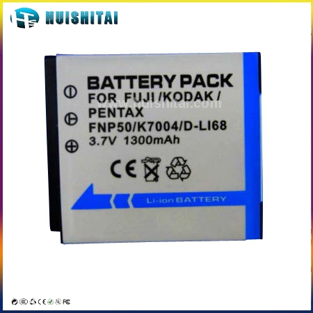 digital camera battery for pentax DLI68/FNP50/K7004 series