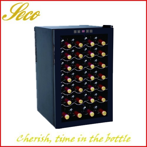 28 bottles thermo-electronic beverage chiller cabinet