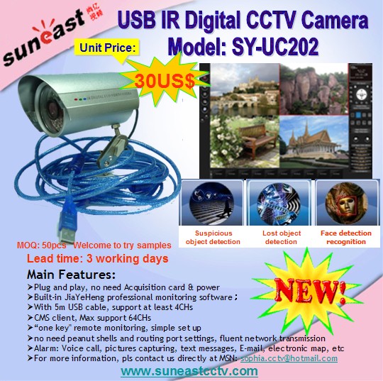 newest USB camera CCTV camera