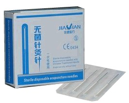 Acupuncture Needles With Silver Handle