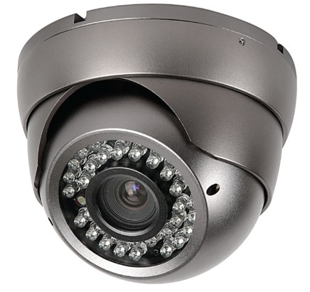 CCTV 4-9mm Varifocus lens Vandal-dome Camera
