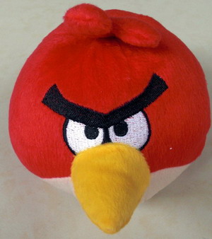 angry bird plush toy