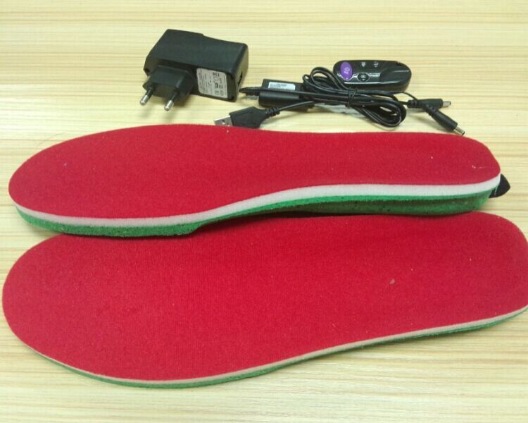 Battery heated insoles