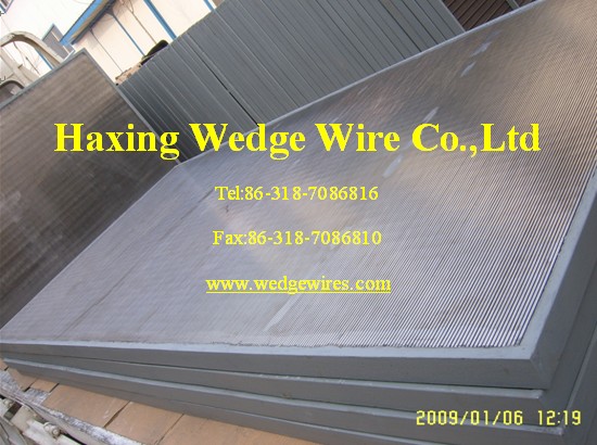 wedge wire panel screen