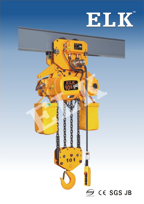 10 tons Electric Chain Hoist with Electric Trolley