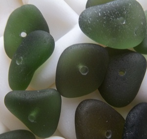 Glass Beach Sea Glass Beads