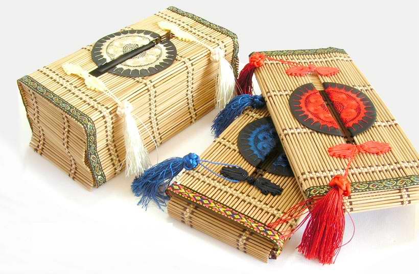 bamboo tissue box,tissue holder,paper box,folk crafts