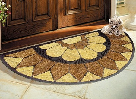 rubber and coir inlay mat