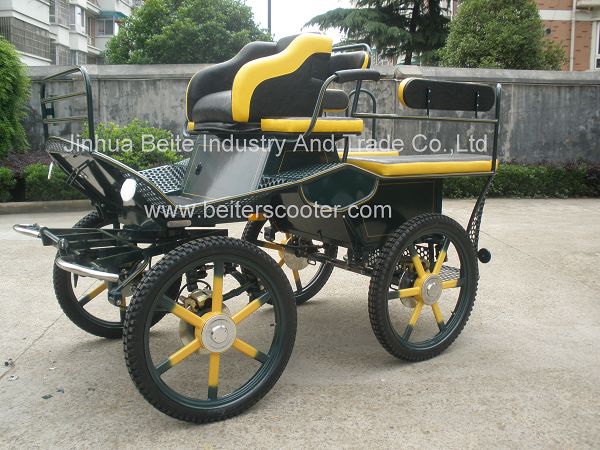 Pleasure horse carriage with 4 whels brake BTH-02A