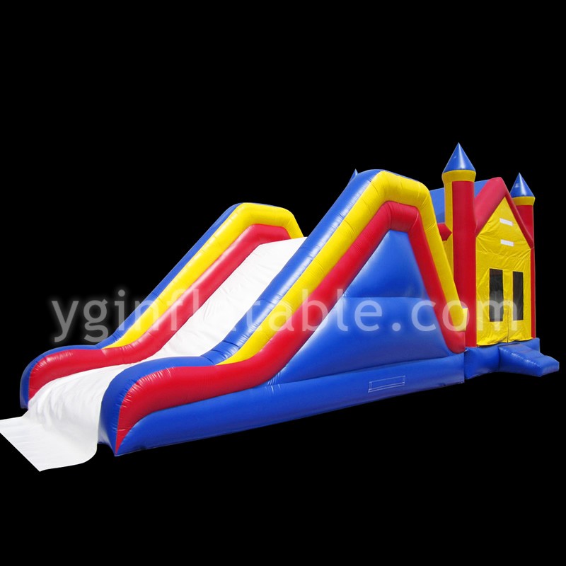 Inflatable castle bouncer combination